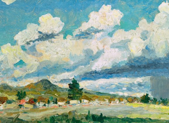 Казимир МАЛЕВИЧ, Сельский пейзаж, 1929