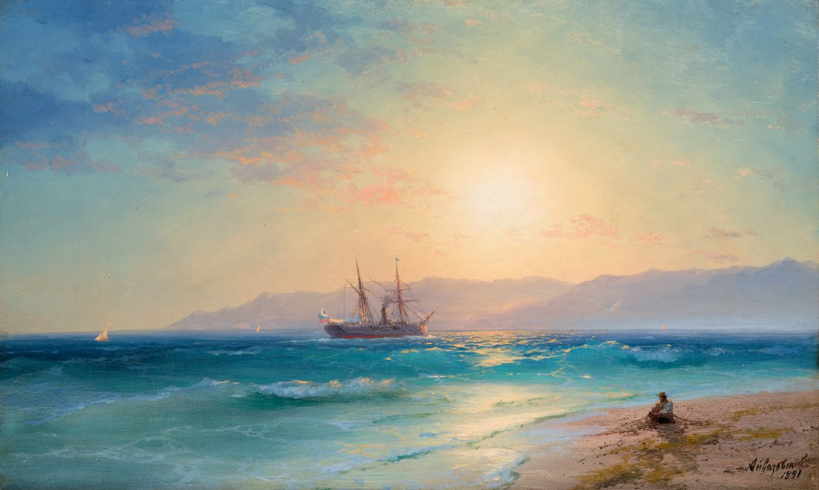 Иван АЙВАЗОВСКИЙ, Заход солнца, 1891