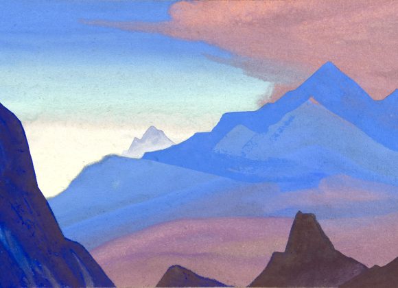Николай РЕРИХ, Вечернее зарево. Гималаи. Рассвет, 1938