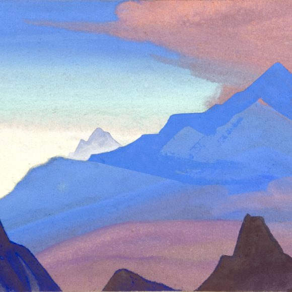 Николай РЕРИХ, Вечернее зарево. Гималаи. Рассвет, 1938