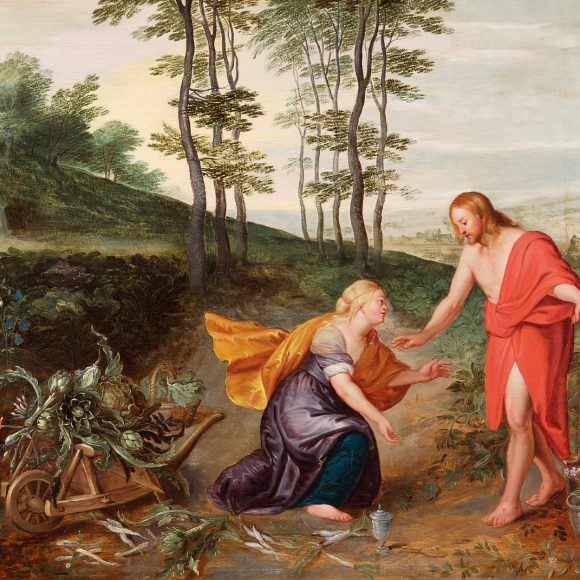 Ян БРЕЙГЕЛЬ МЛАДШИЙ, Явление Христа Марии Магдалине, вторая половина 1640-х годов