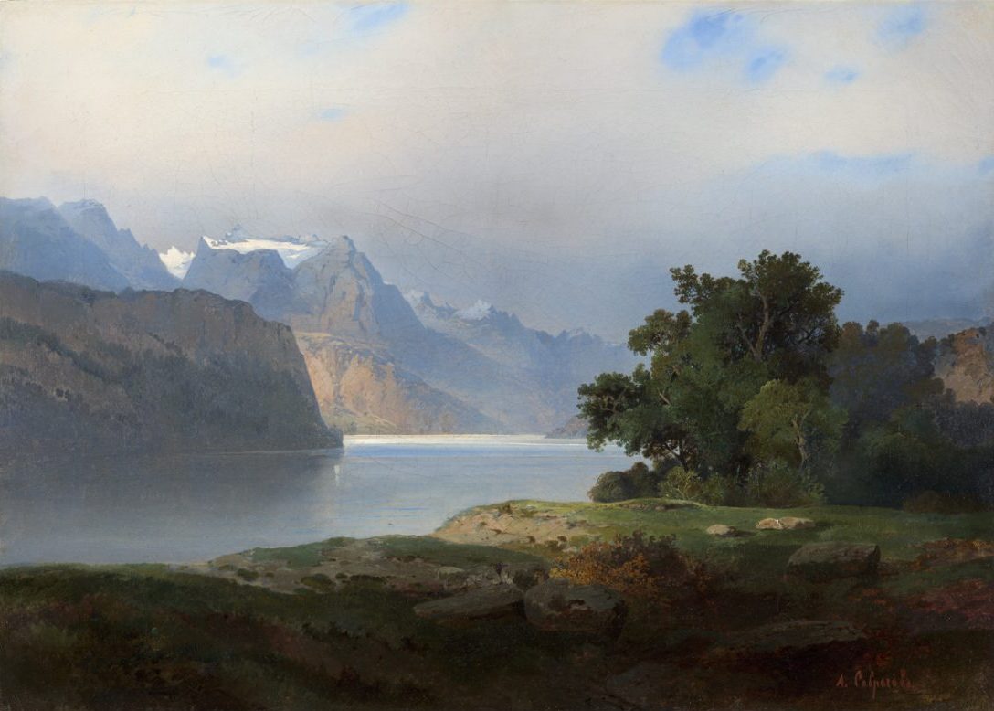 Алексей САВРАСОВ, Швейцарский вид, 1860-е годы
