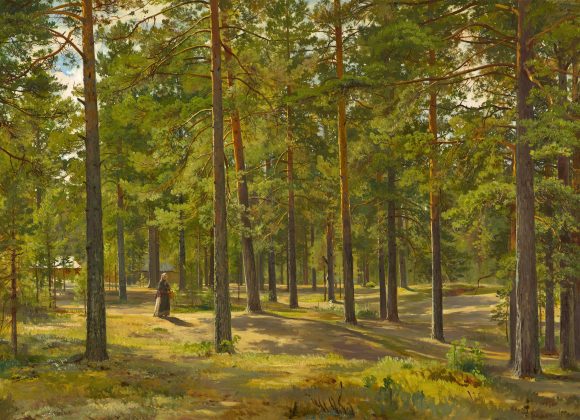 Иван ШИШКИН, Девушка в сосновом бору, 1889